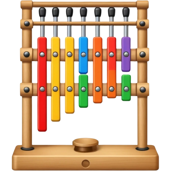 wooden glockenspiel instrument emoji