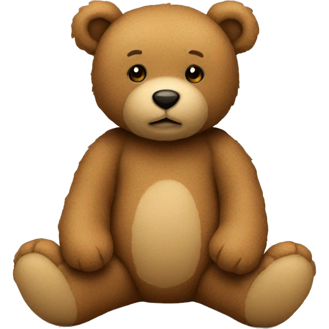 Light brown teddy bear emoji
