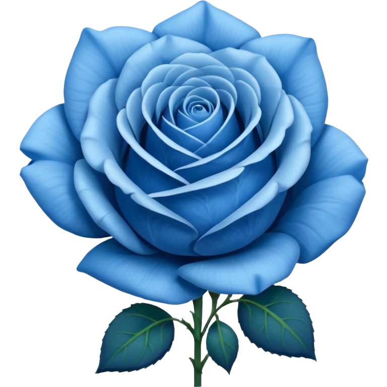 Rose blue emoji