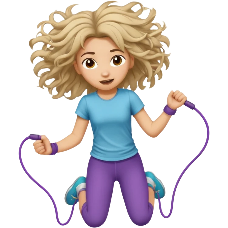 jumping rope tangled emoji