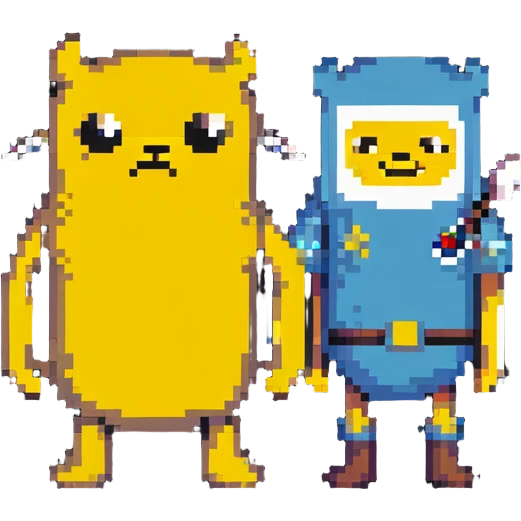 finn and jake from adventure time emoji