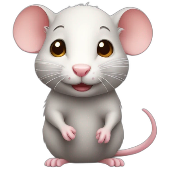 Cute rat emoji