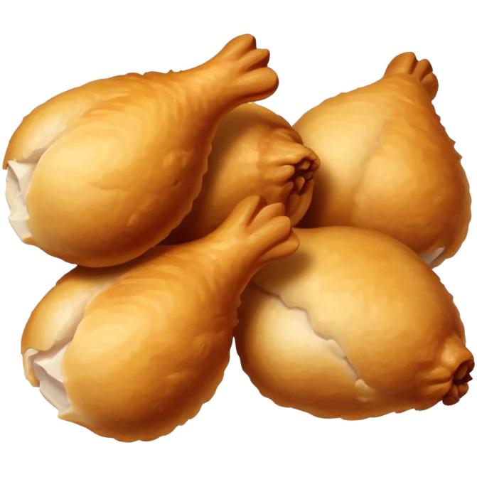 Bite-size chunks of chicken  emoji