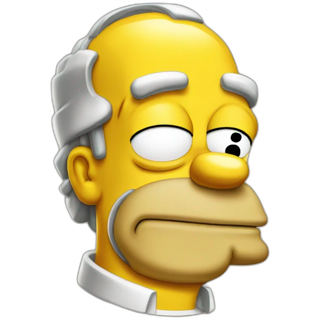 Homer Simpson head emoji
