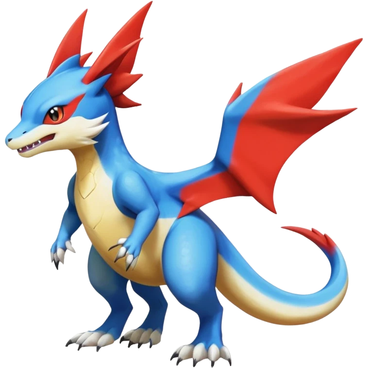 Gabite-Veemon-Digimon-Croconaw-Latias-Peppercat-Pokémon-Flamedramon-fusion-animal-hybrid-creature, Full body  emoji