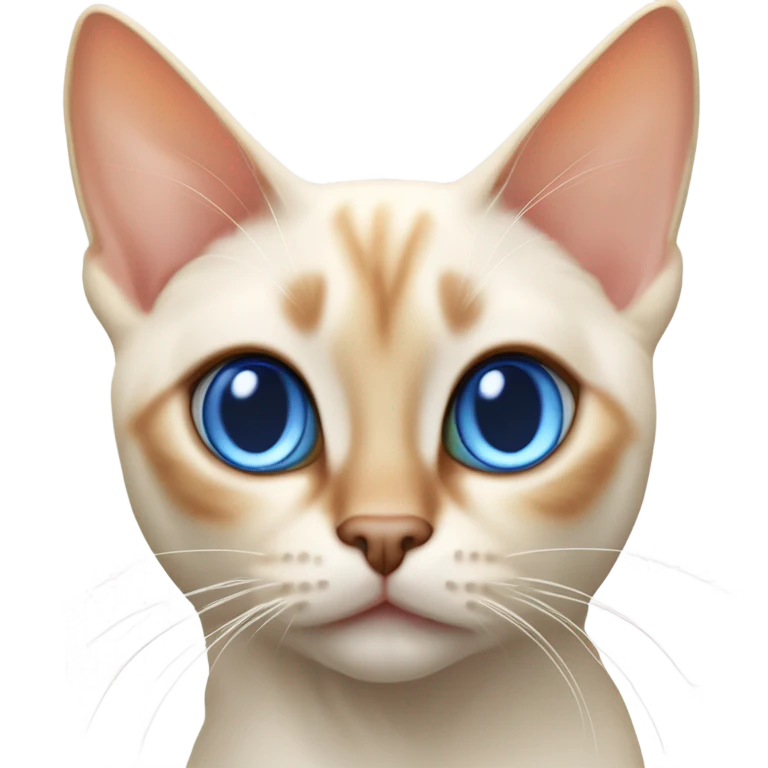 Flame point Siamese cat emoji