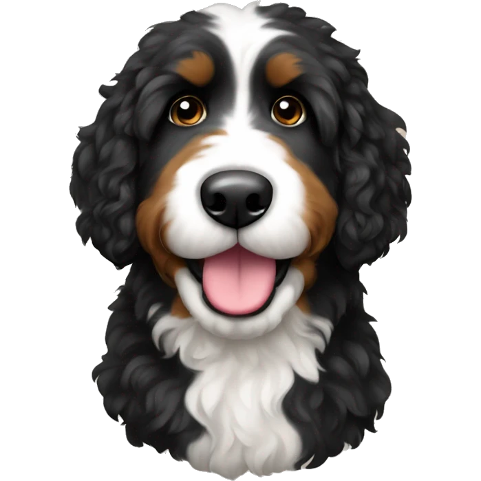 Bernedoodle  emoji