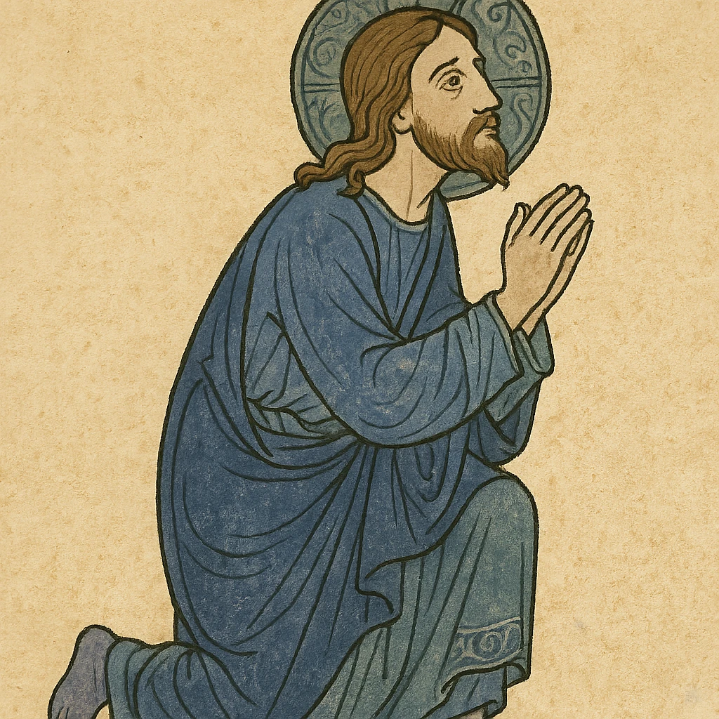 jesus praying  emoji