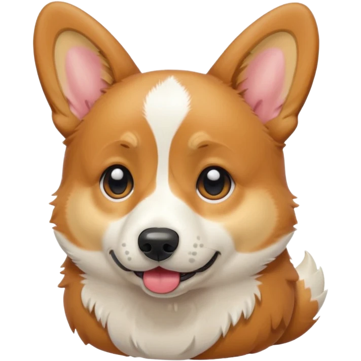 tricolor corgi crying emoji