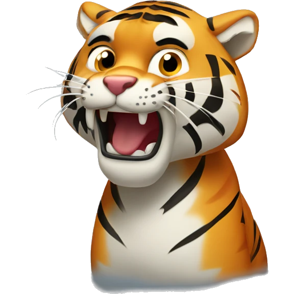 tiger rawring emoji