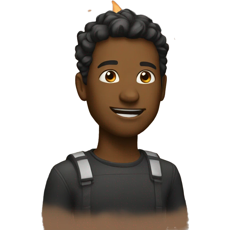 Black fire emoji