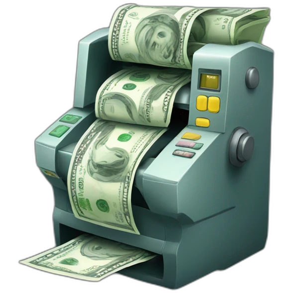 Money machine emoji