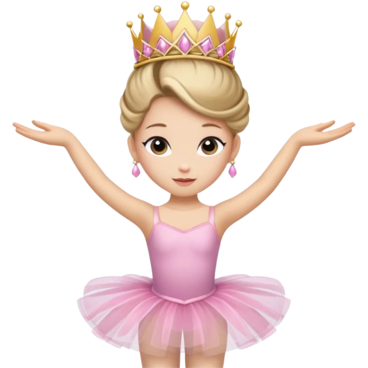 ballet bun princesses emoji