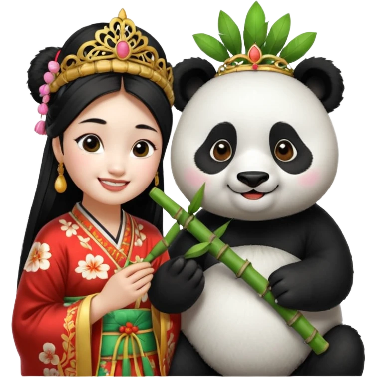 panda habit princesse chinoise emoji
