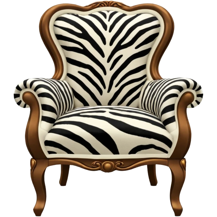 zebra chair emoji