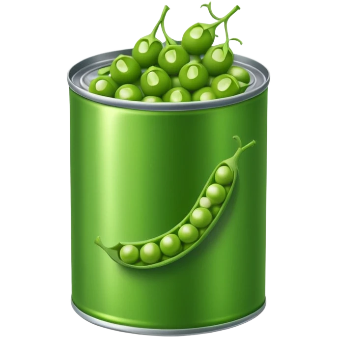green peas can emoji