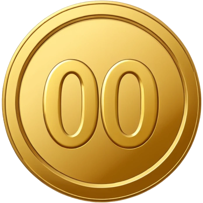 coin with the number 100 on it emoji