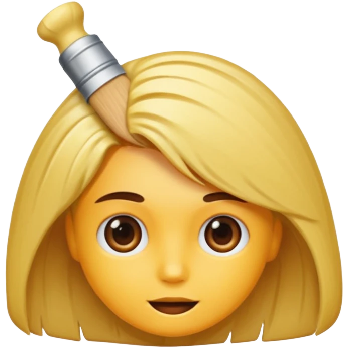 hair paste emoji