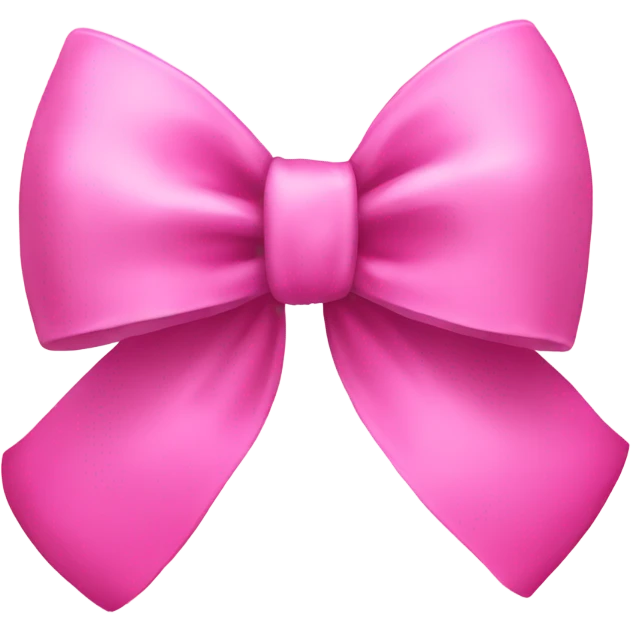 Pink bow emoji