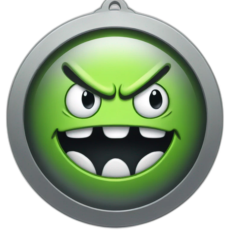angry slime silver medal emoji