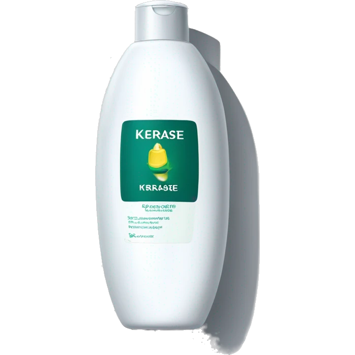 a huge bottle of shampoo with a white cap and the brand of kérastase emoji