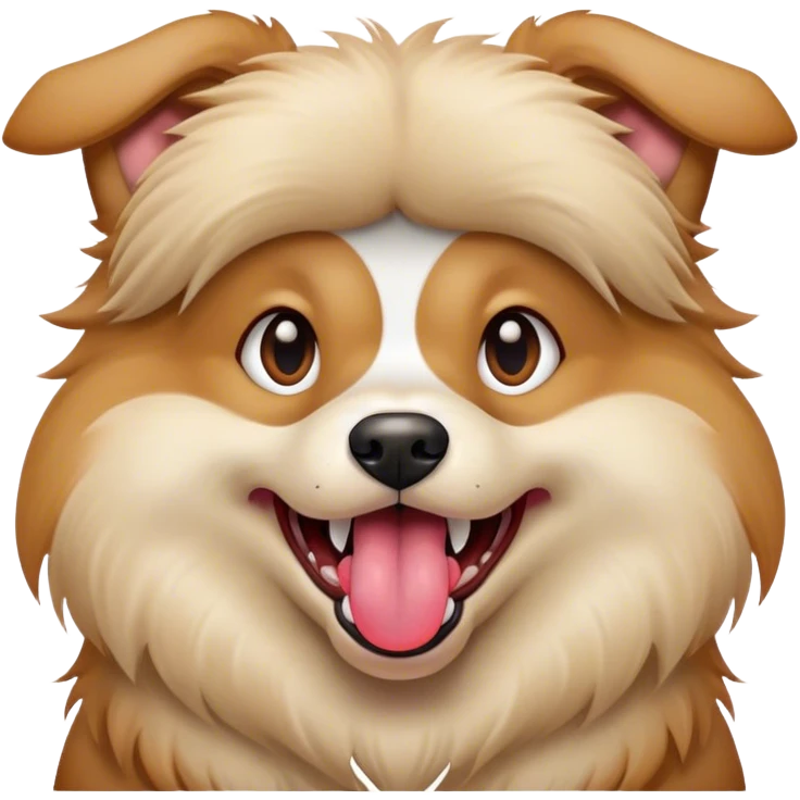 Perro loco  emoji
