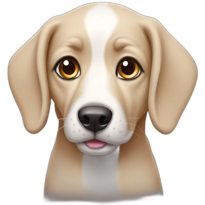 cute indian pariah dog  emoji