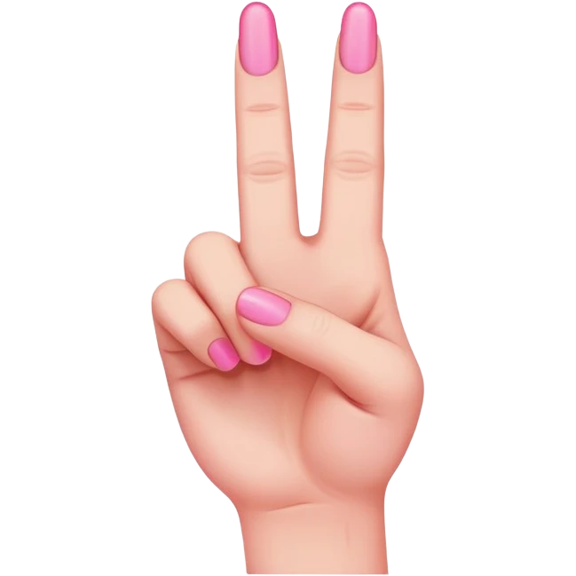 pink middle finger emoji