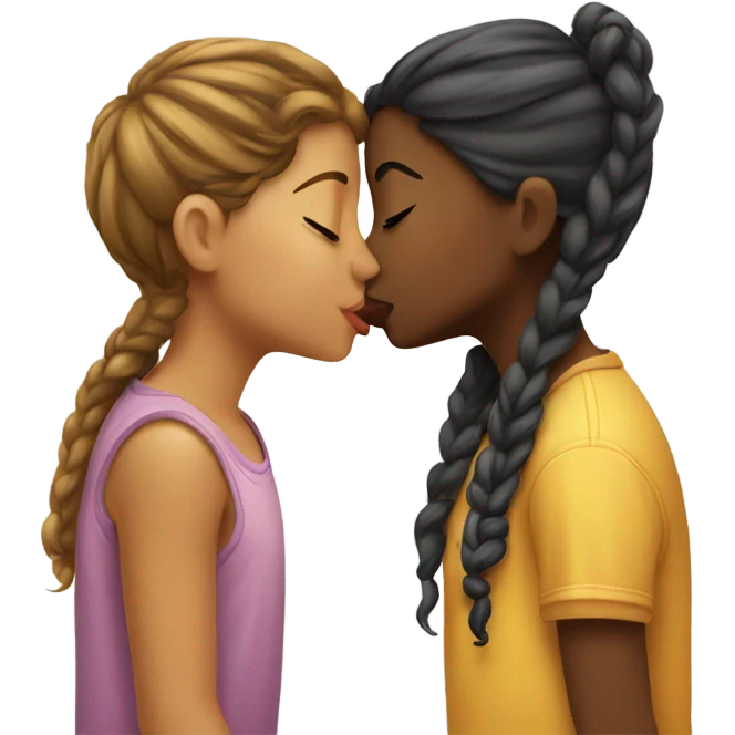 2 girl kiss  emoji