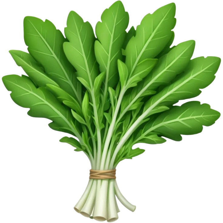 mazzo di rucola emoji