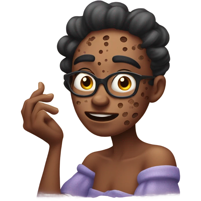 Hyperpigmentation meme emoji