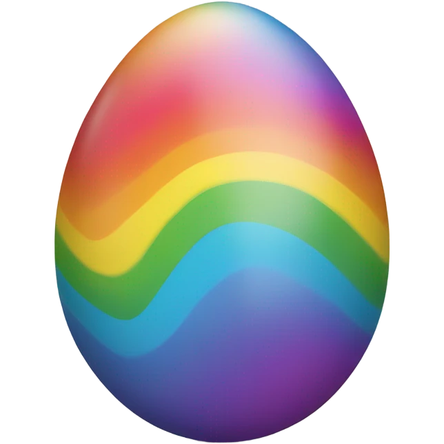 rainbow egg emoji