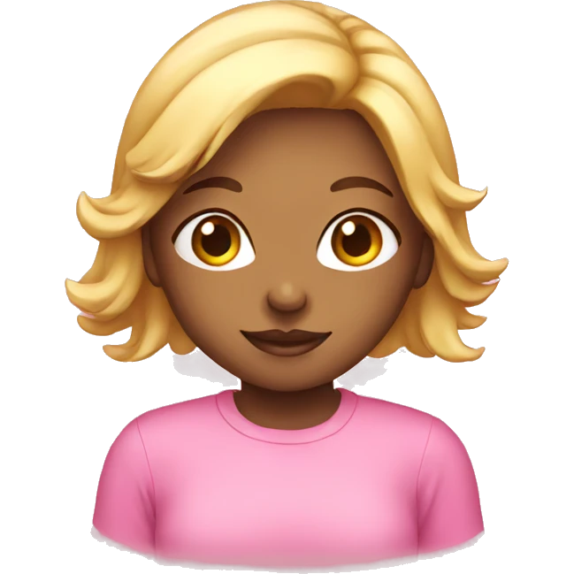 girl Pink shirt emoji