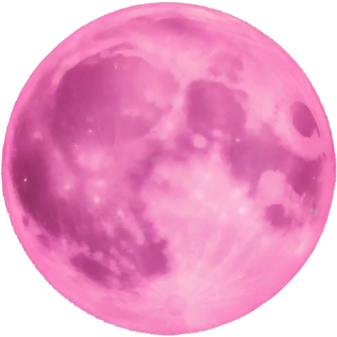 Pink moon  emoji
