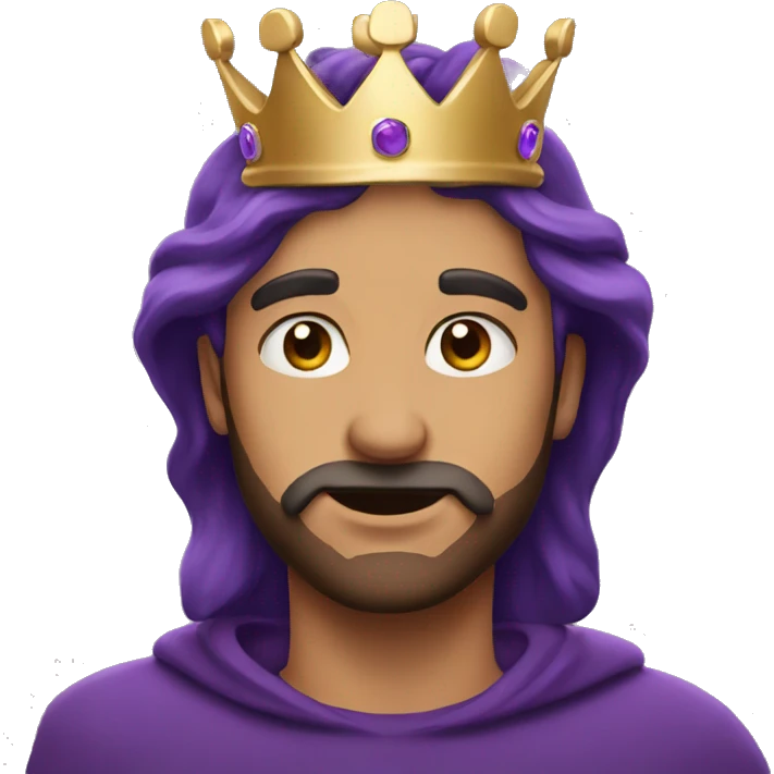 purple crown emoji