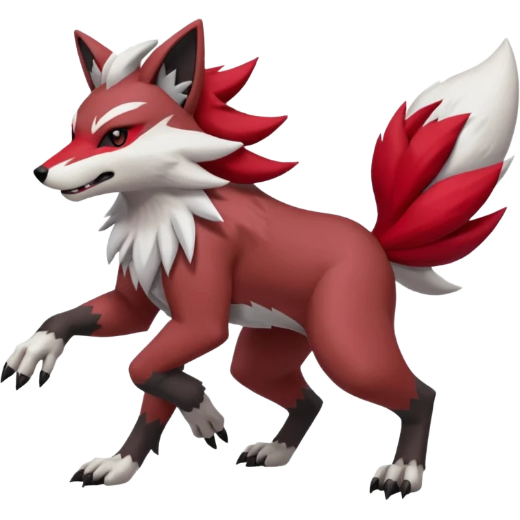 Lycanroc-Zangoose-Zoroark-Obstagoon-fusion emoji
