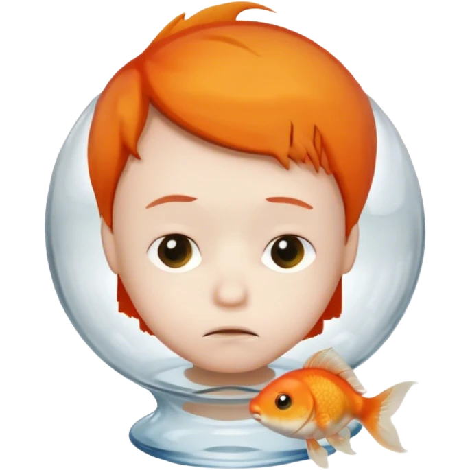 a sad little guy who does not know how to tell it and has the attentio spam of a goldfisch emoji