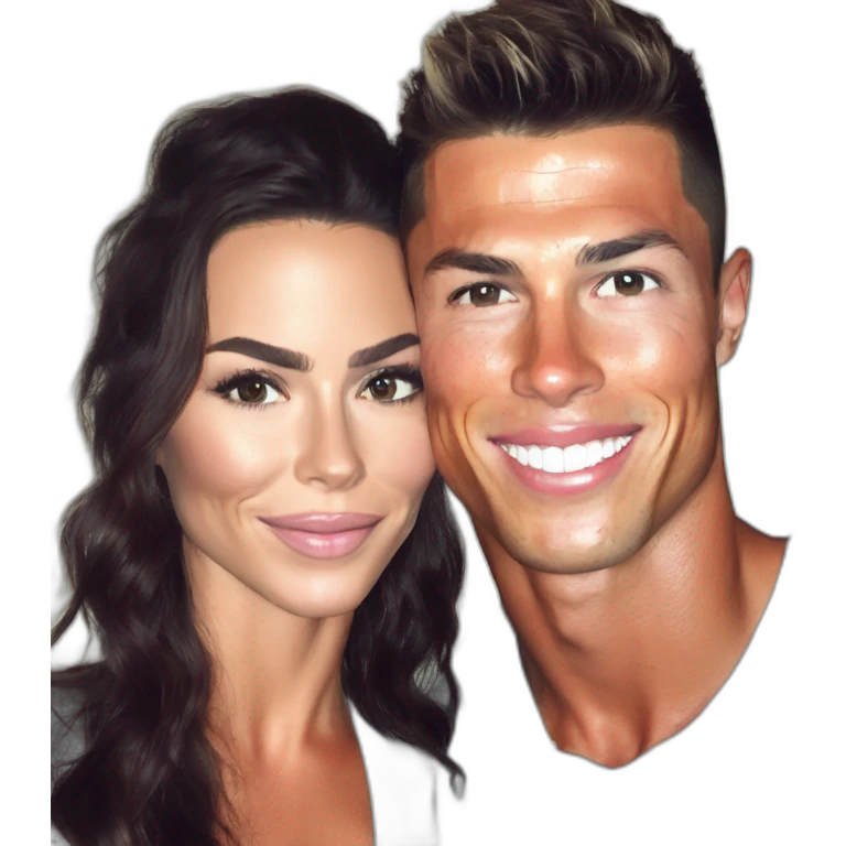 Cristiano Ronaldo kiss feet georgina emoji
