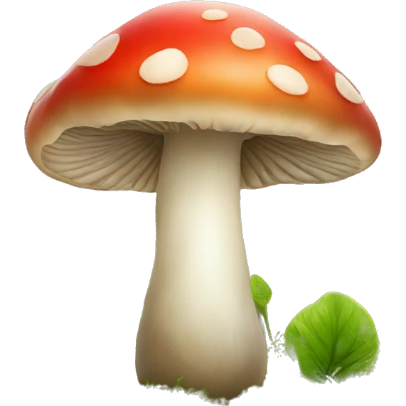 heart shaped mushroom emoji