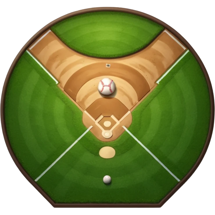 Baseball field from above emoji
