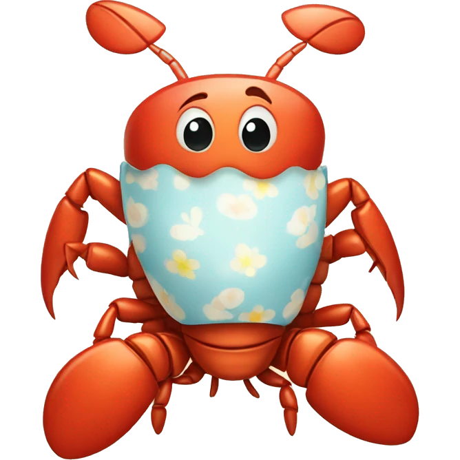  lobster celebrating easter  emoji