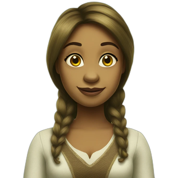 Déborah fille Shrek emoji