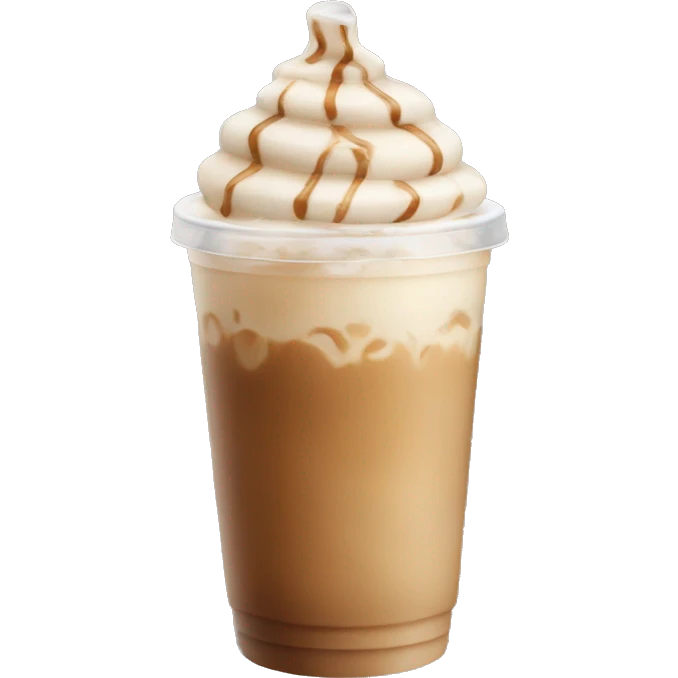 Iced latte  emoji