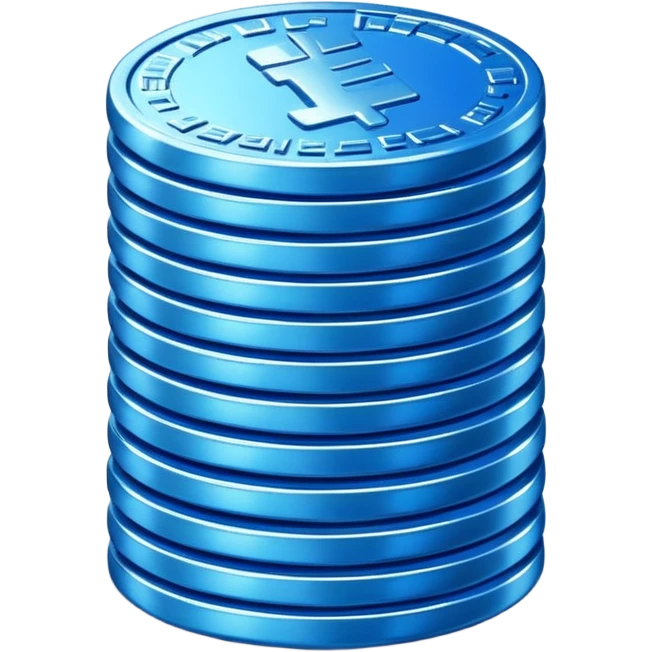 blue coins credit pack emoji