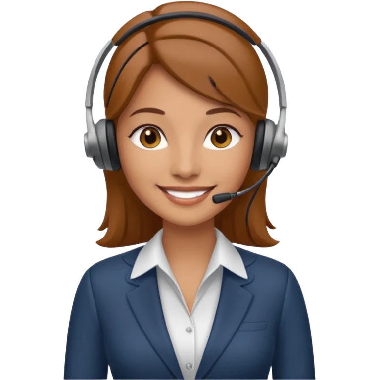 Sales women specialist in shipping emoji