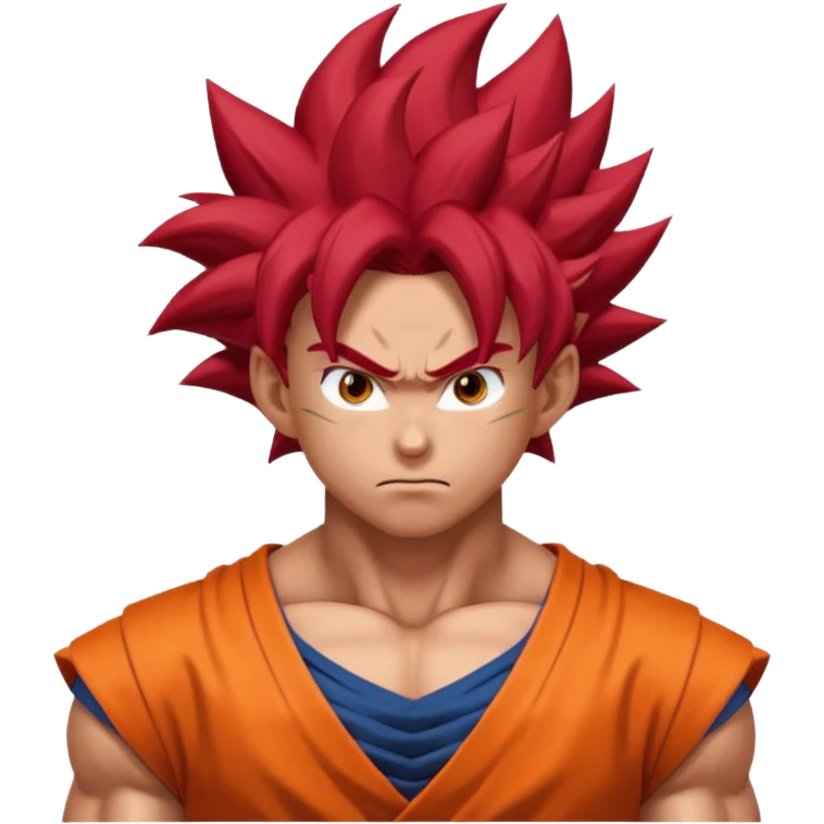 goku ssj god  emoji