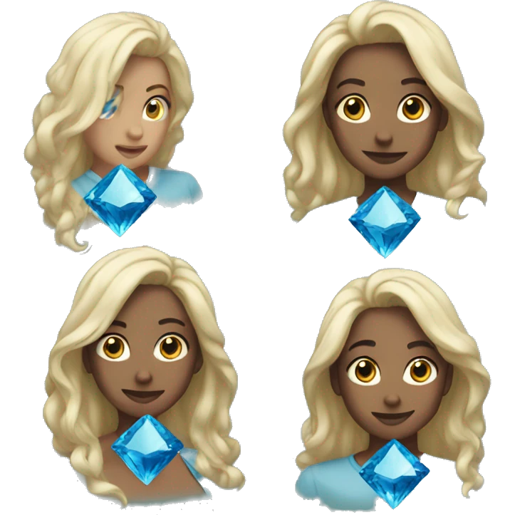 bluediamond emoji