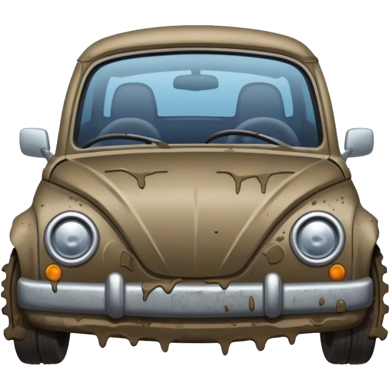 Filthy car emoji