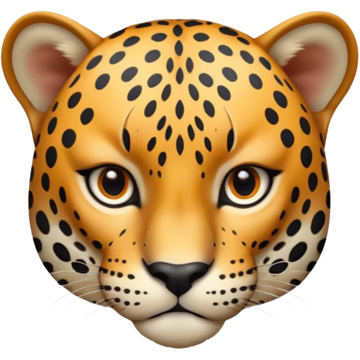 A high-resolution photo-realistic digital illustration of a young jaguar, chest upward A high-resolution, photo-realistic digital illustration of a majestic young jaguar emoji