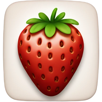 Strawberry in chocolate  emoji
